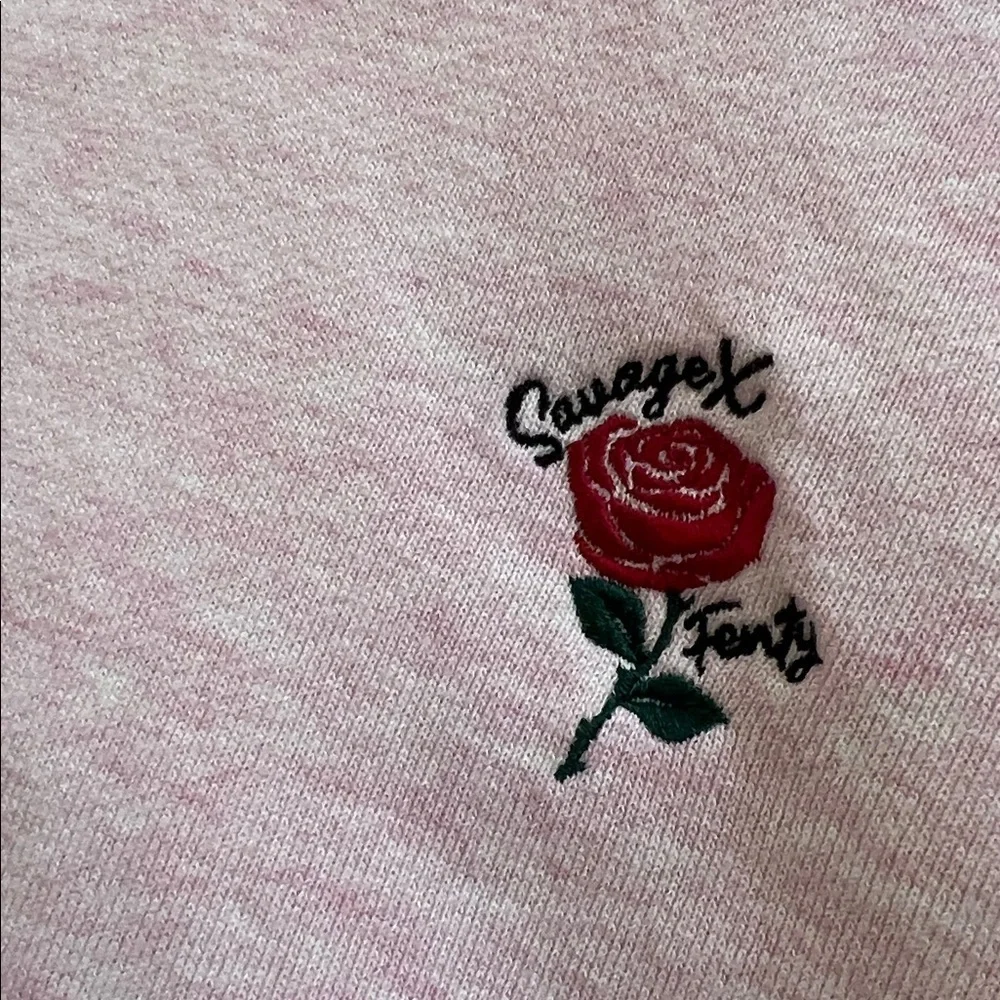 NWT Savage X Fenty weekender Terry Cropped Hoodie | Size: xl - Picture 7 of 10